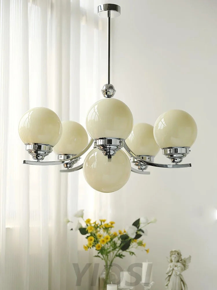 Dewdrop Globe Chandelier ∅ 21.7″ - Bend-1-Yiosilamp