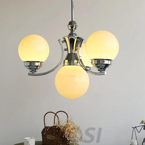 Dewdrop Globe Chandelier ∅ 21.7″ - Bend-1-Yiosilamp