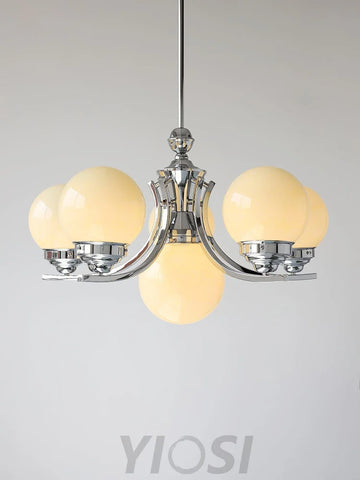 Dewdrop Globe Chandelier ∅ 21.7″ - Bend-1-Yiosilamp