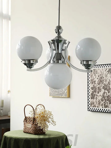 Dewdrop Globe Chandelier ∅ 21.7″ - Bend-1-Yiosilamp