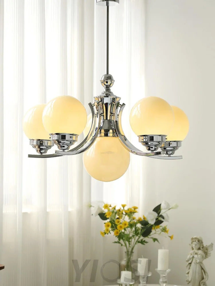 Dewdrop Globe Chandelier ∅ 21.7″ - Bend-1-Yiosilamp