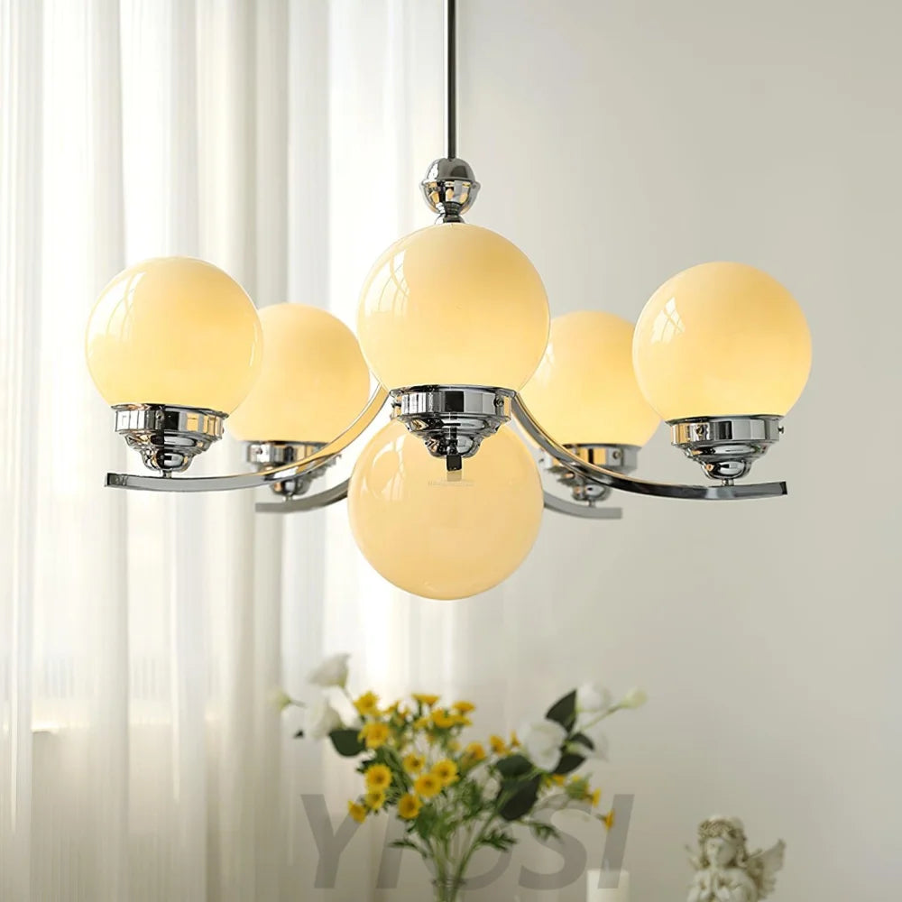 Dewdrop Globe Chandelier ∅ 21.7″ - Bend-1-Yiosilamp