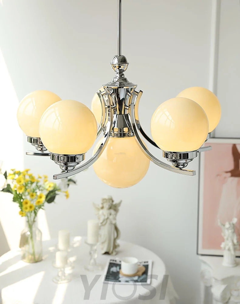 Dewdrop Globe Chandelier ∅ 21.7″ - Bend-1-Yiosilamp