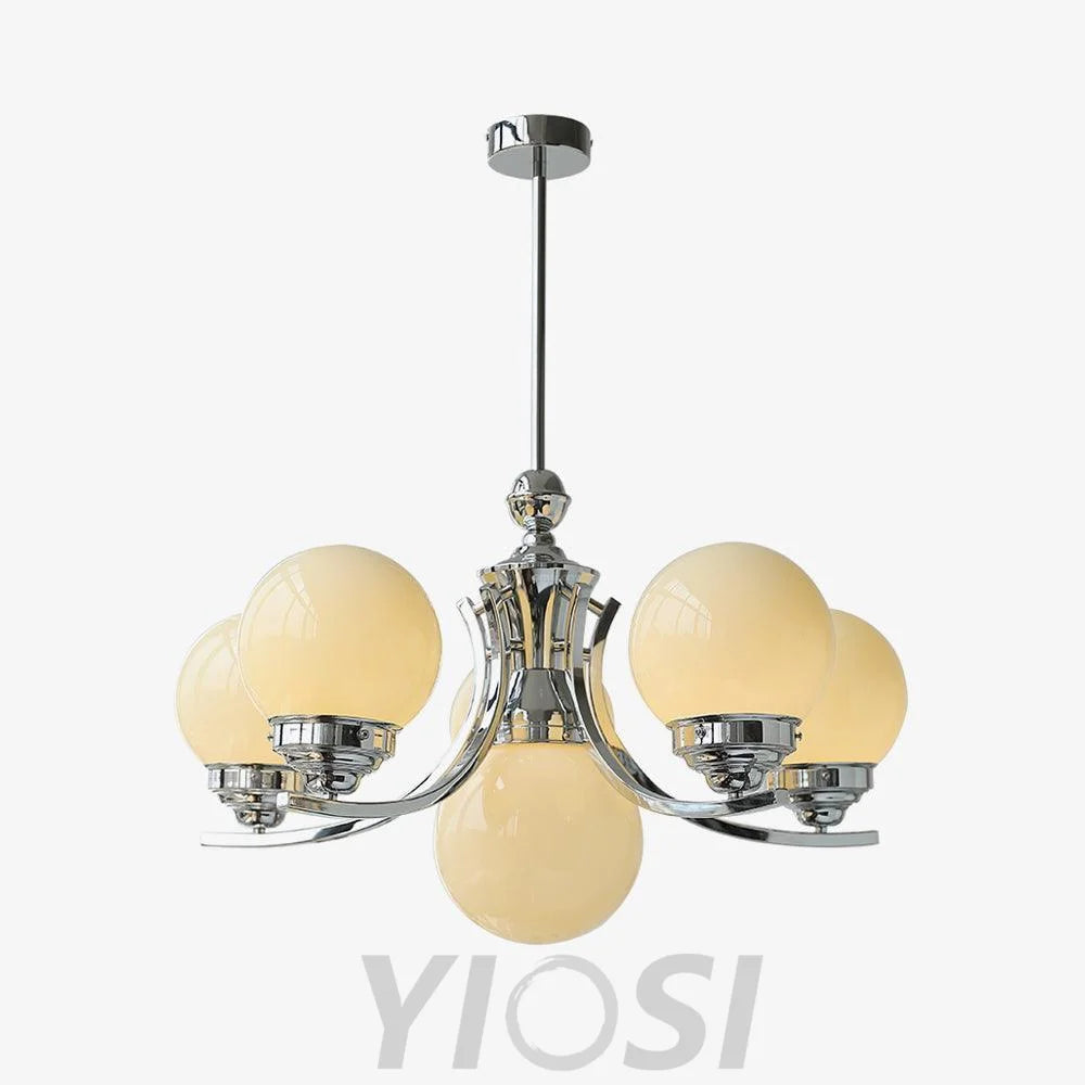 Dewdrop Globe Chandelier ∅ 21.7″ - Bend-1-Yiosilamp