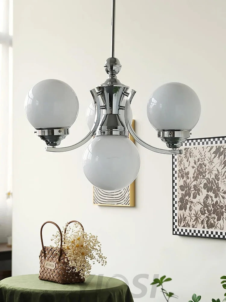 Dewdrop Globe Chandelier ∅ 21.7″ - Bend-1-Yiosilamp