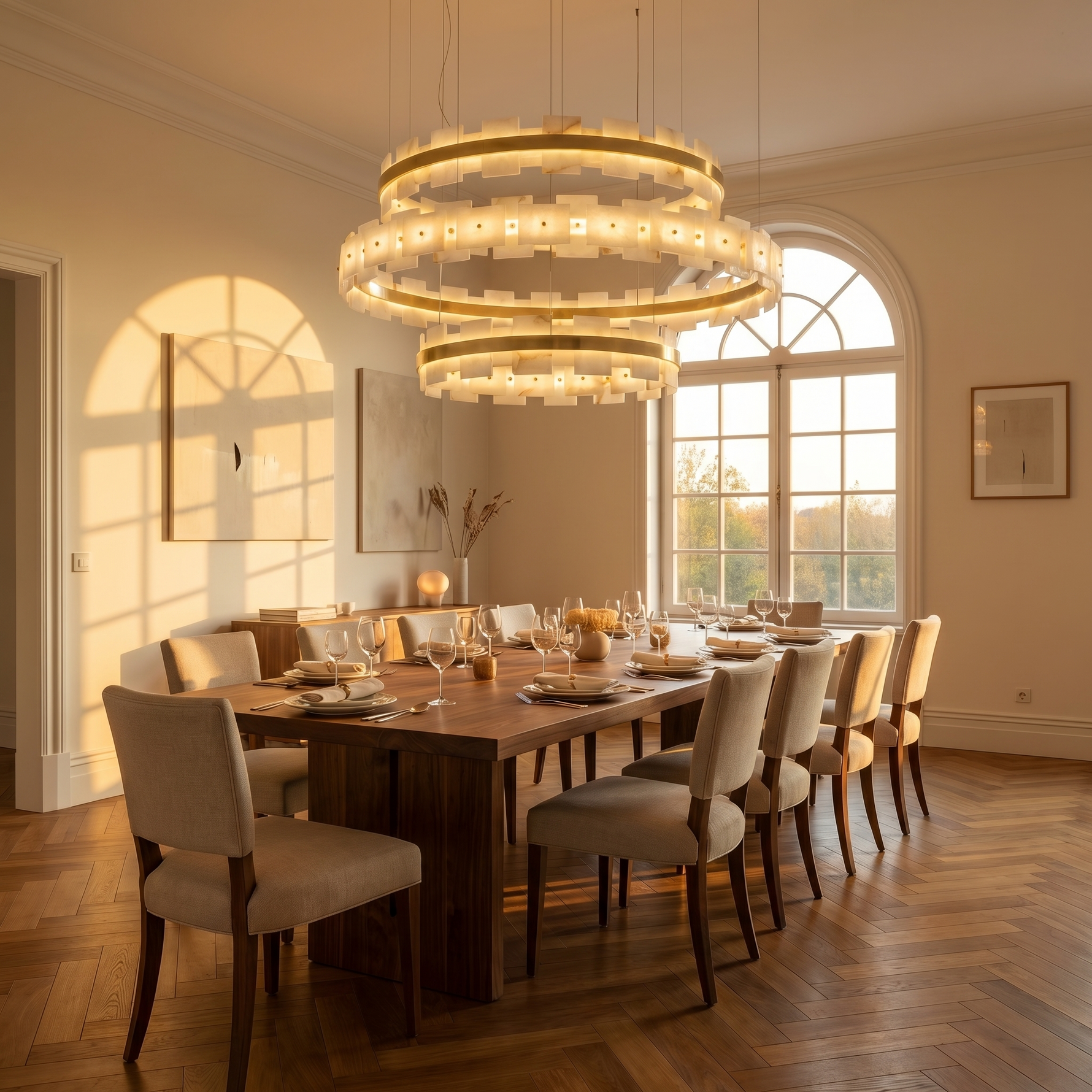 Yiosi Disco Ring Dots Chandelier - Image 4