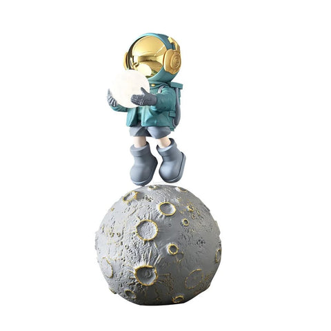 Diver Astronaut Built-in Battery Floor Lamp ∅ 19.6″ - Creature-1-Yiosilamp