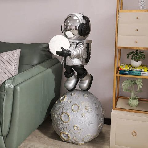 Diver Astronaut Built-in Battery Floor Lamp ∅ 19.6″ - Creature-1-Yiosilamp