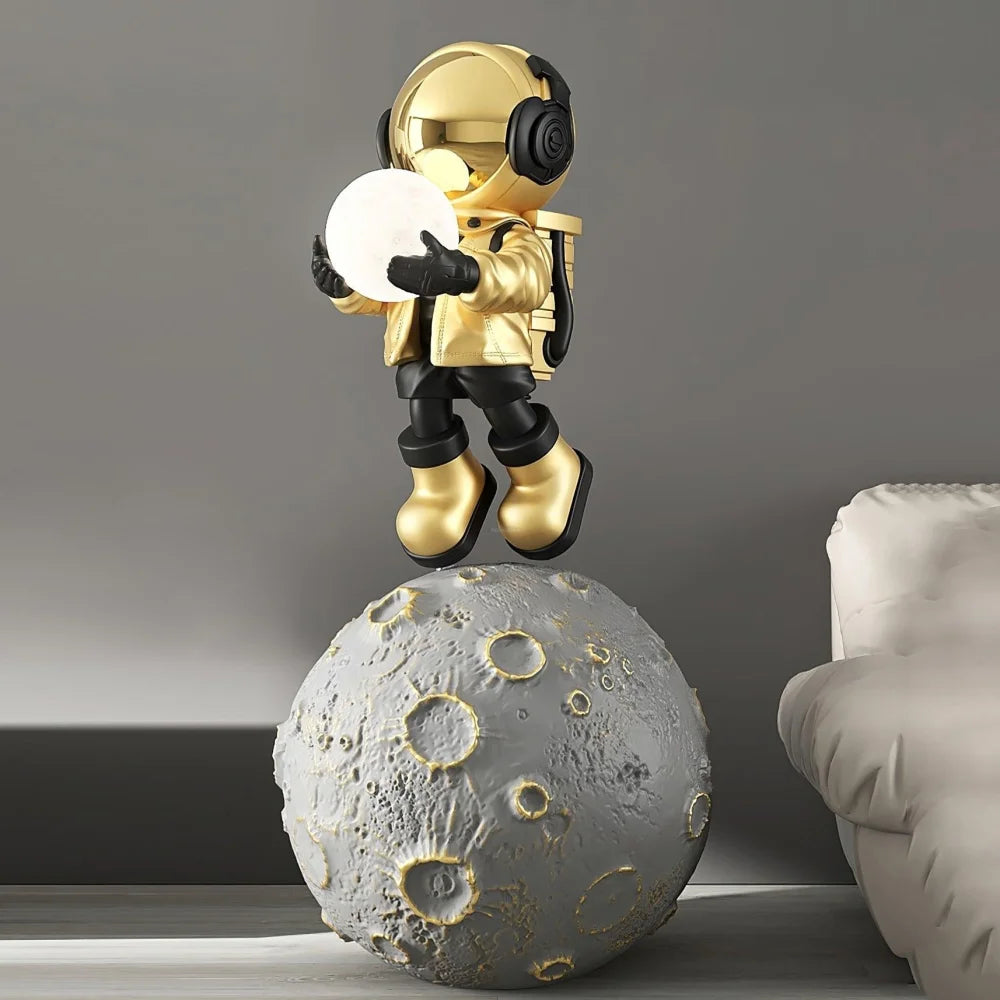Diver Astronaut Built-in Battery Floor Lamp ∅ 19.6″ - Creature-1-Yiosilamp