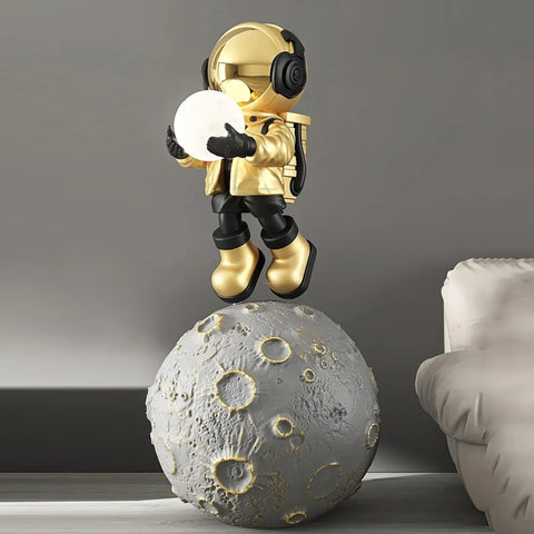 Diver Astronaut Built-in Battery Floor Lamp ∅ 19.6″ - Creature-1-Yiosilamp