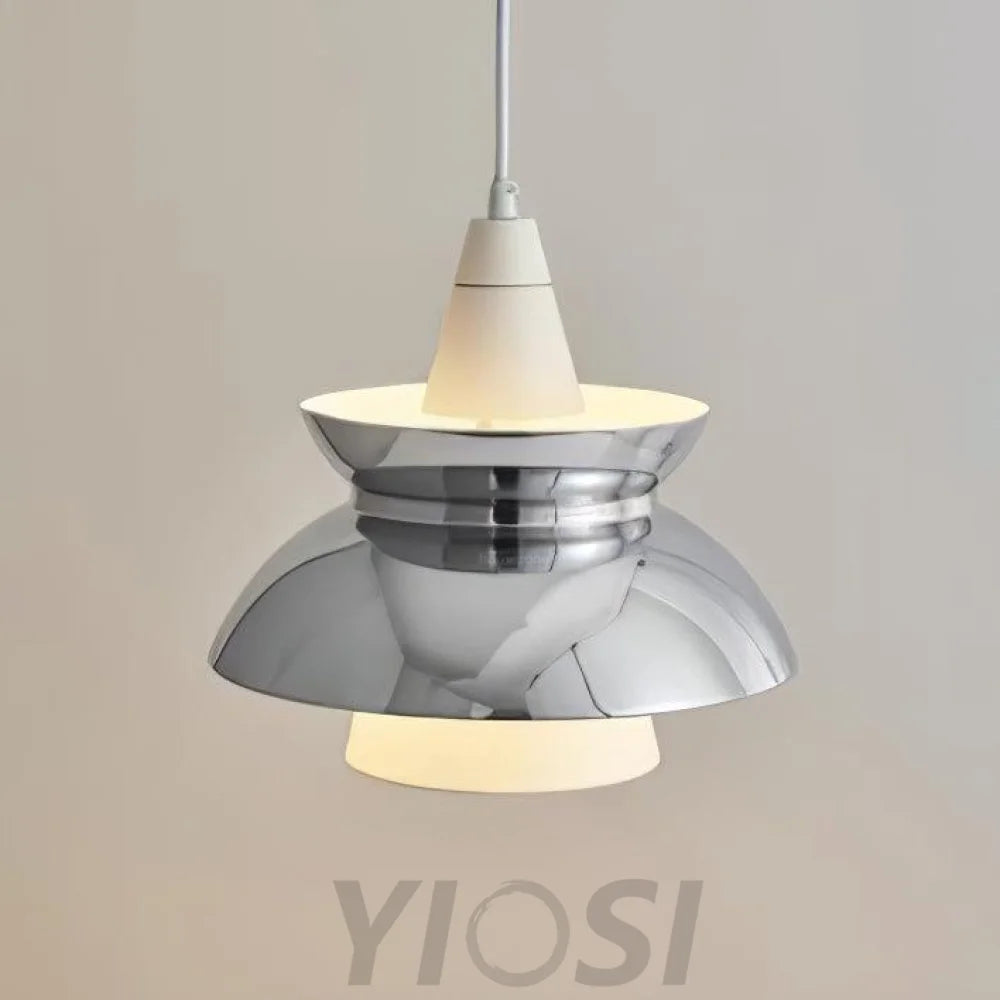 Doo Wop Pendant - Black & White, Chrome & White, Gold & White, Rose Gold & White, Unknown, White & White-1-Yiosilamp