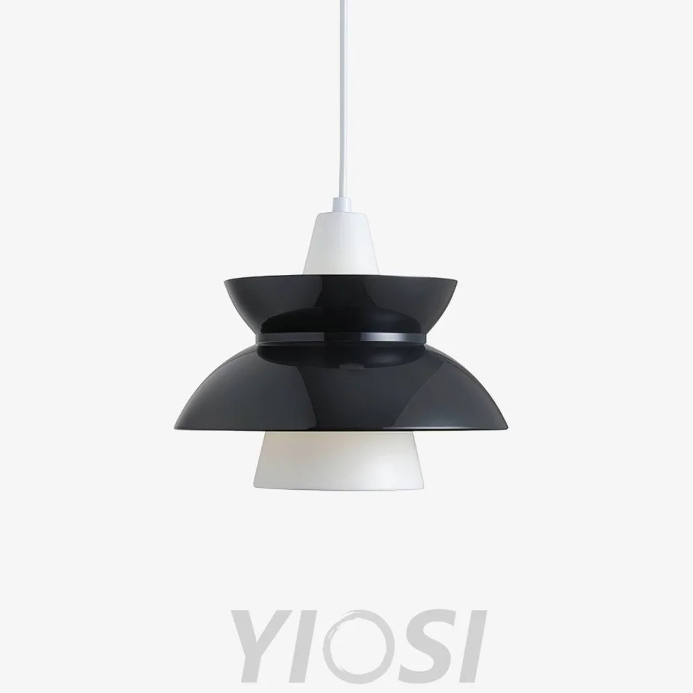 Doo Wop Pendant - Black & White, Chrome & White, Gold & White, Rose Gold & White, Unknown, White & White-1-Yiosilamp