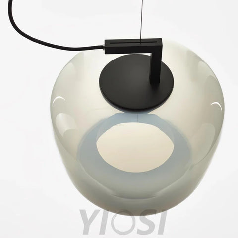 Doppelte Pendant - Art Glass-1-Yiosilamp