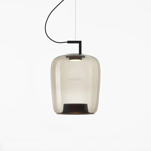 Doppelte Pendant - Art Glass-1-Yiosilamp