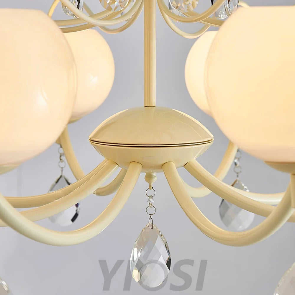 Doria Crystal Chandelier with 6/8/10 heads - Yiosilamp