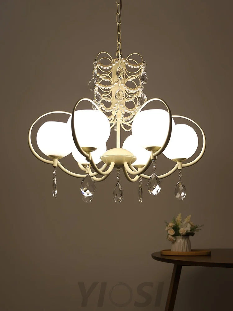 Doria Crystal Chandelier with 6/8/10 heads - Yiosilamp