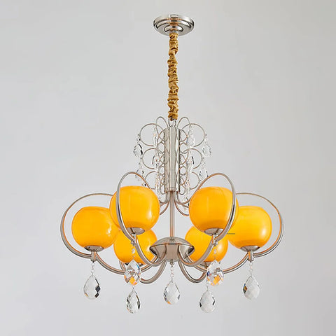 Doria Crystal Chandelier with 6/8/10 heads - Yiosilamp