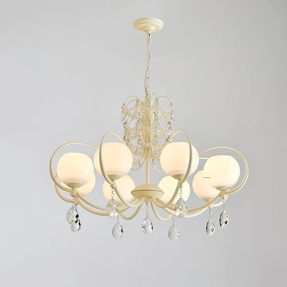 Doria Crystal Chandelier with 6/8/10 heads - Yiosilamp