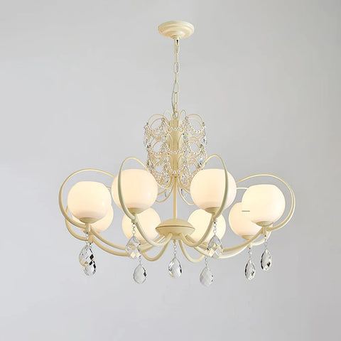 Doria Crystal Chandelier with 6/8/10 heads - Yiosilamp