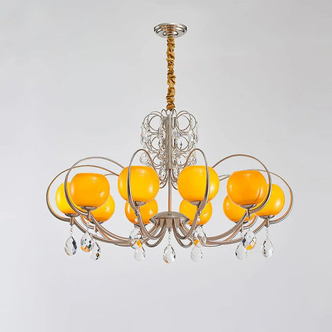 Doria Crystal Chandelier with 6/8/10 heads - Yiosilamp