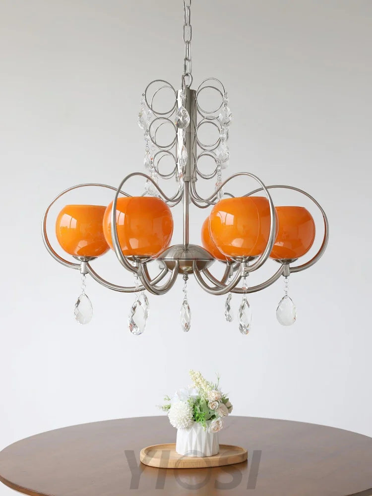 Doria Crystal Chandelier with 6/8/10 heads - Yiosilamp