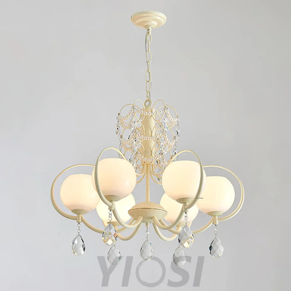 Doria Crystal Chandelier with 6/8/10 heads - Yiosilamp