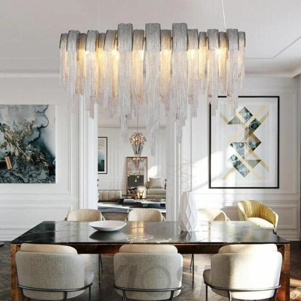 chandelier dining room