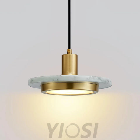 Double Circle Pendant Light ∅ 7.9″ - Frisbee-1-Yiosilamp