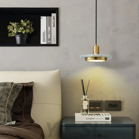 Double Circle Pendant Light ∅ 7.9″ - Frisbee-1-Yiosilamp