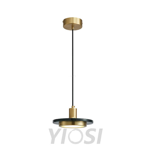 Double Circle Pendant Light ∅ 7.9″ - Frisbee-1-Yiosilamp