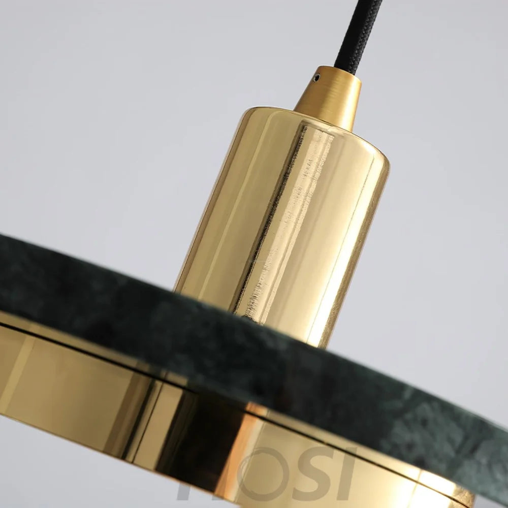 Double Circle Pendant Light ∅ 7.9″ - Frisbee-1-Yiosilamp