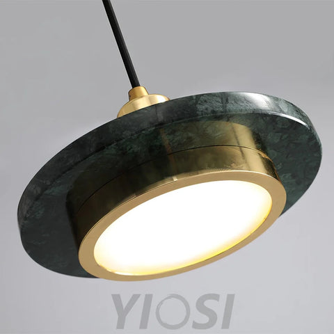 Double Circle Pendant Light ∅ 7.9″ - Frisbee-1-Yiosilamp