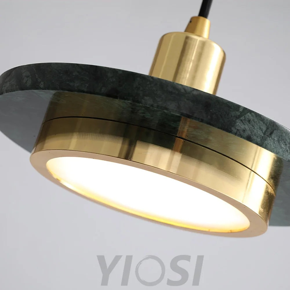 Double Circle Pendant Light ∅ 7.9″ - Frisbee-1-Yiosilamp