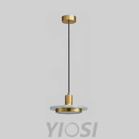 Double Circle Pendant Light ∅ 7.9″ - Frisbee-1-Yiosilamp