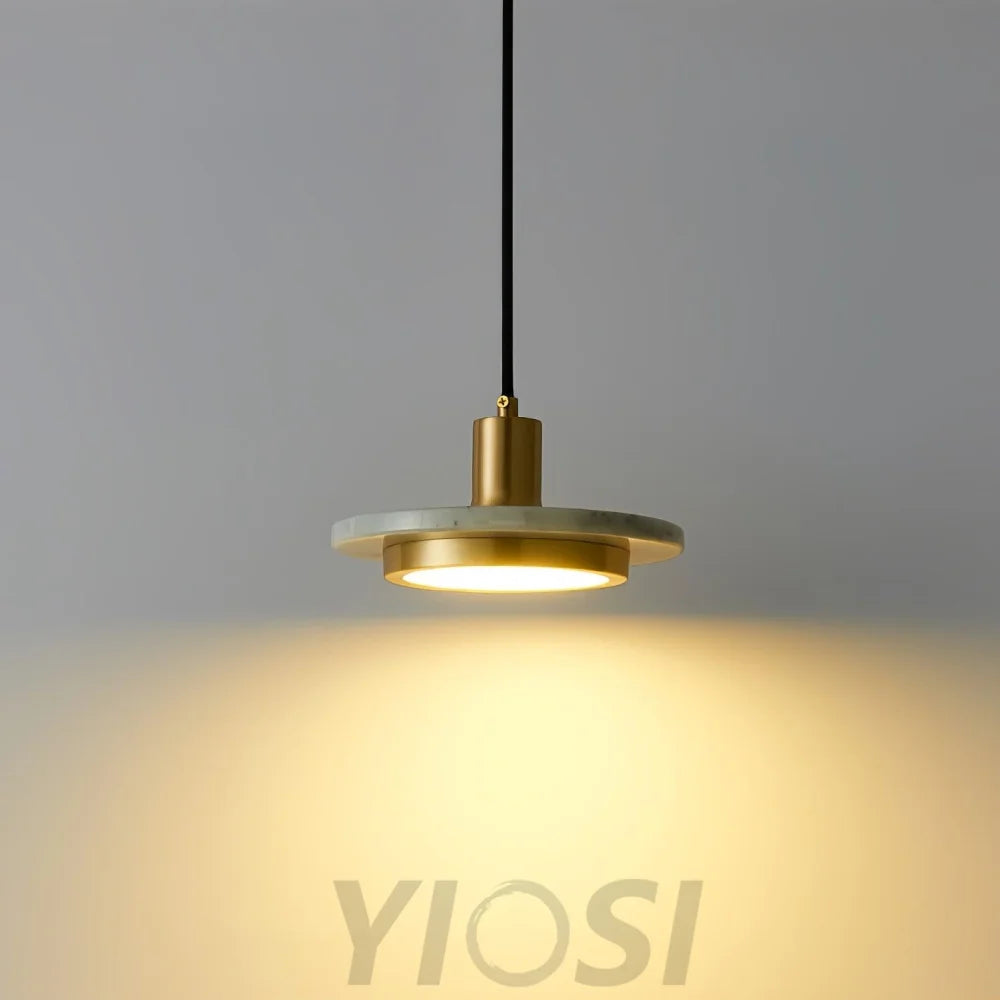 Double Circle Pendant Light ∅ 7.9″ - Frisbee-1-Yiosilamp
