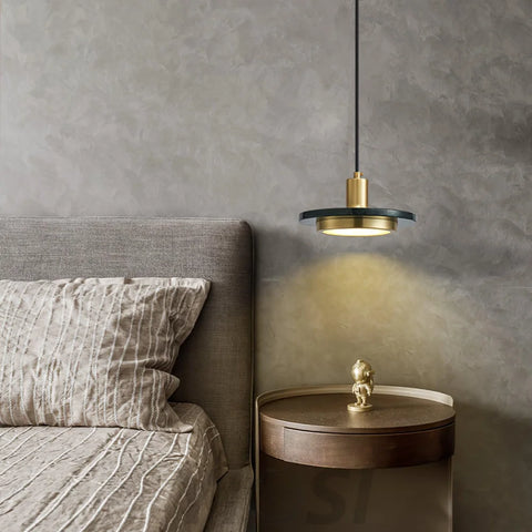 Double Circle Pendant Light ∅ 7.9″ - Frisbee-1-Yiosilamp