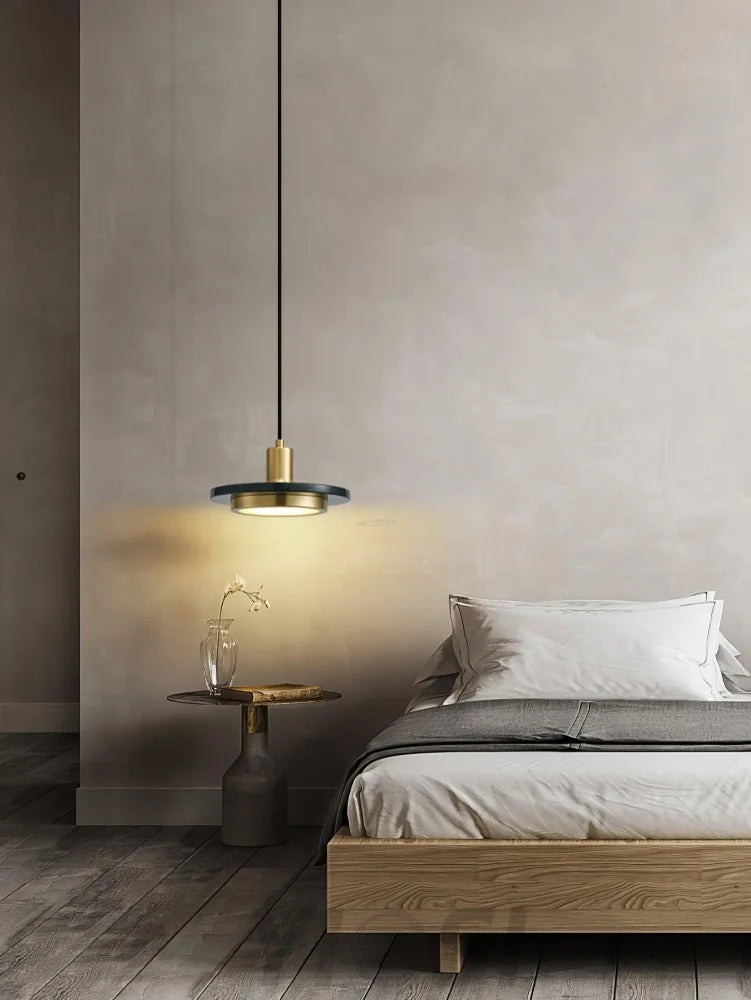 Double Circle Pendant Light ∅ 7.9″ - Frisbee-1-Yiosilamp