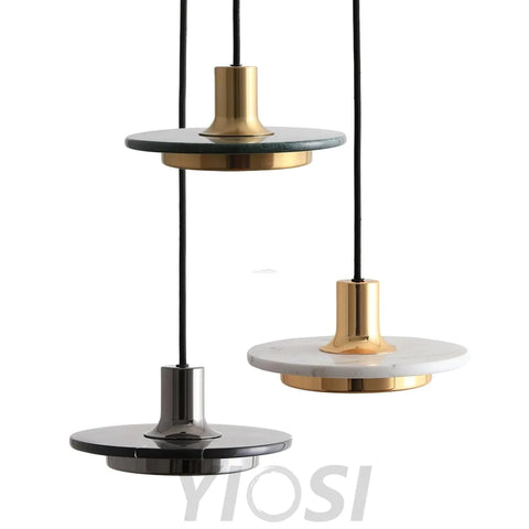 Double Circle Pendant Light ∅ 7.9″ - Frisbee-1-Yiosilamp