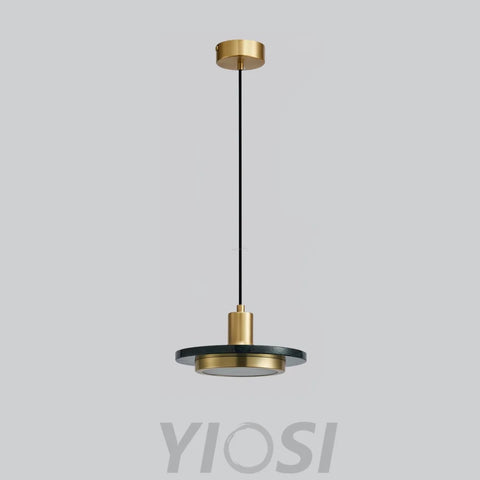 Double Circle Pendant Light ∅ 7.9″ - Frisbee-1-Yiosilamp