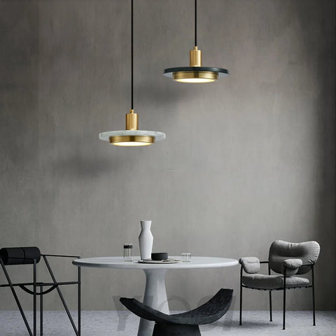 Double Circle Pendant Light ∅ 7.9″ - Frisbee-1-Yiosilamp