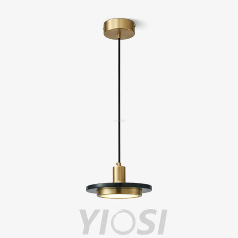 Double Circle Pendant Light ∅ 7.9″ - Frisbee-1-Yiosilamp