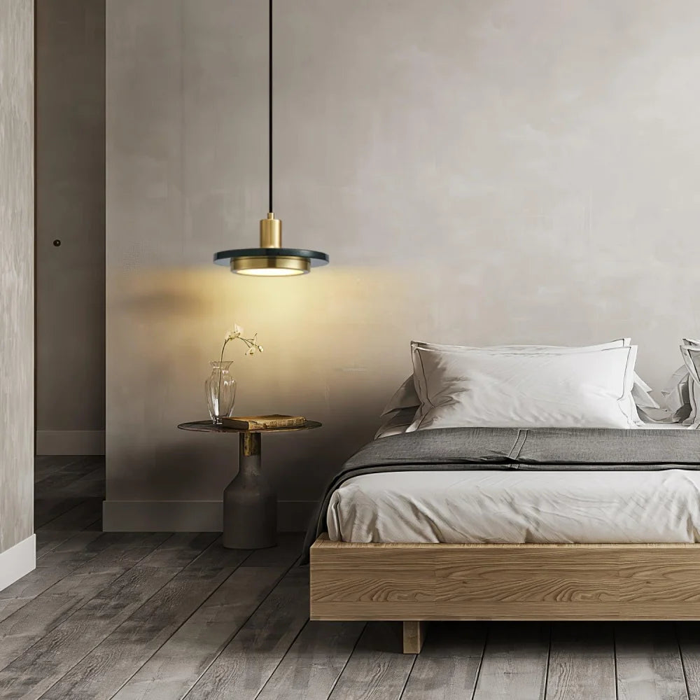 Double Circle Pendant Light ∅ 7.9″ - Frisbee-1-Yiosilamp