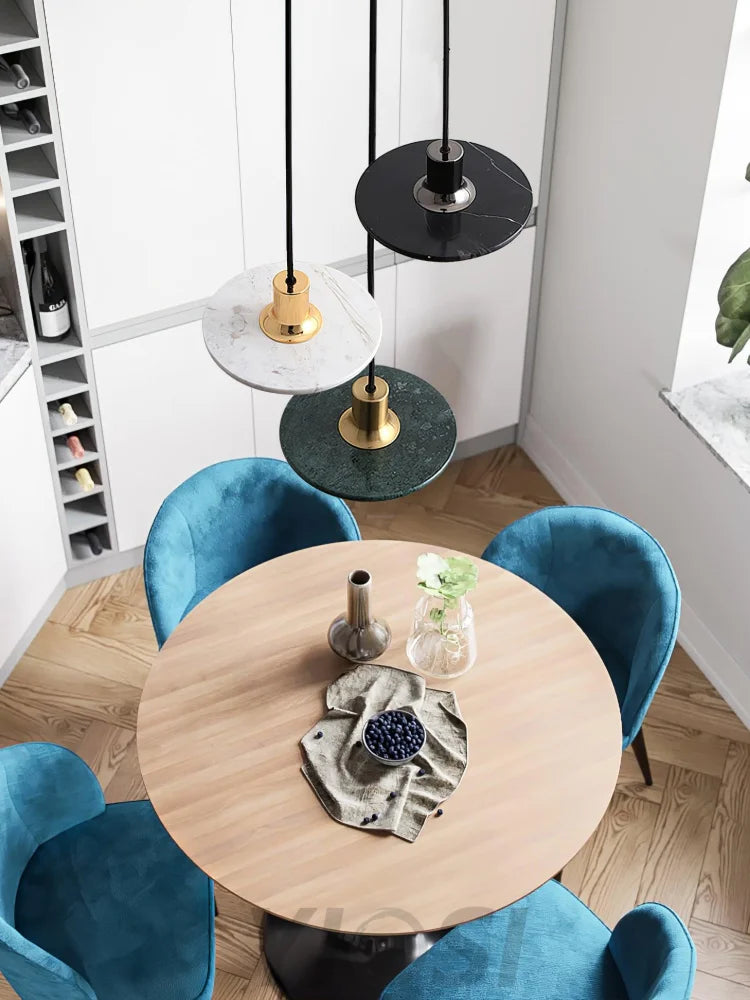 Double Circle Pendant Light ∅ 7.9″ - Frisbee-1-Yiosilamp
