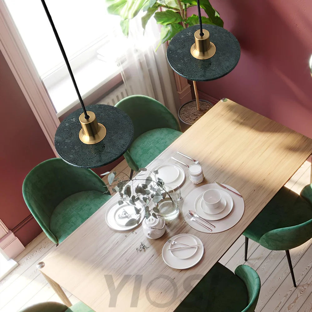 Double Circle Pendant Light ∅ 7.9″ - Frisbee-1-Yiosilamp