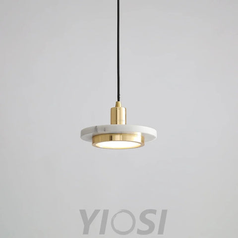 Double Circle Pendant Light ∅ 7.9″ - Frisbee-1-Yiosilamp
