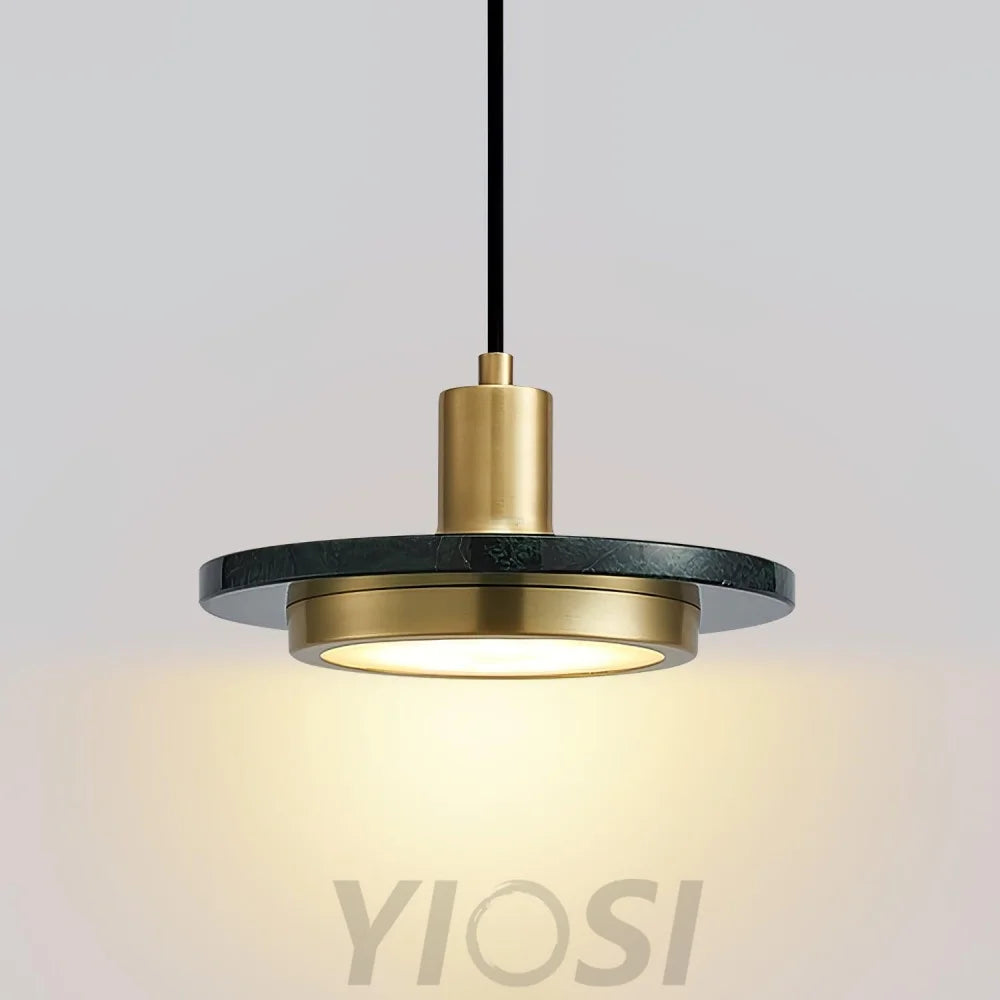 Double Circle Pendant Light ∅ 7.9″ - Frisbee-1-Yiosilamp