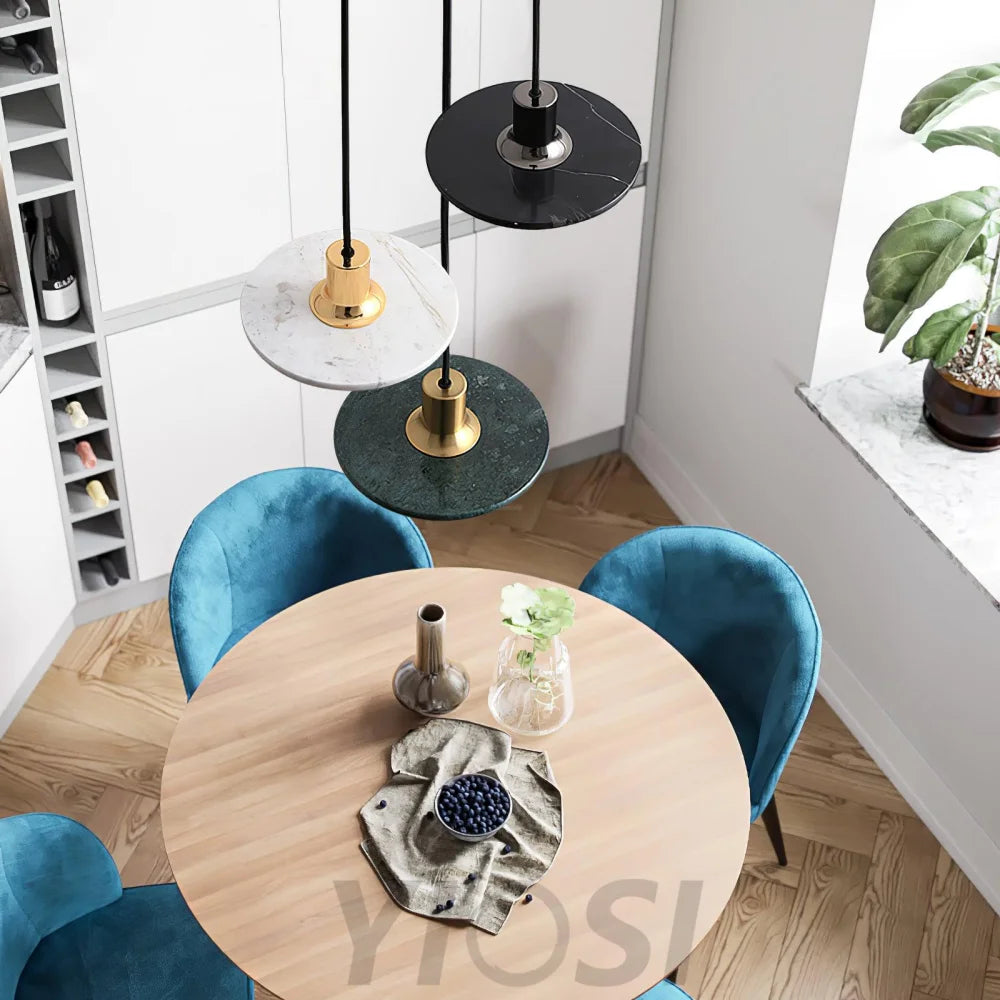 Double Circle Pendant Light ∅ 7.9″ - Frisbee-1-Yiosilamp