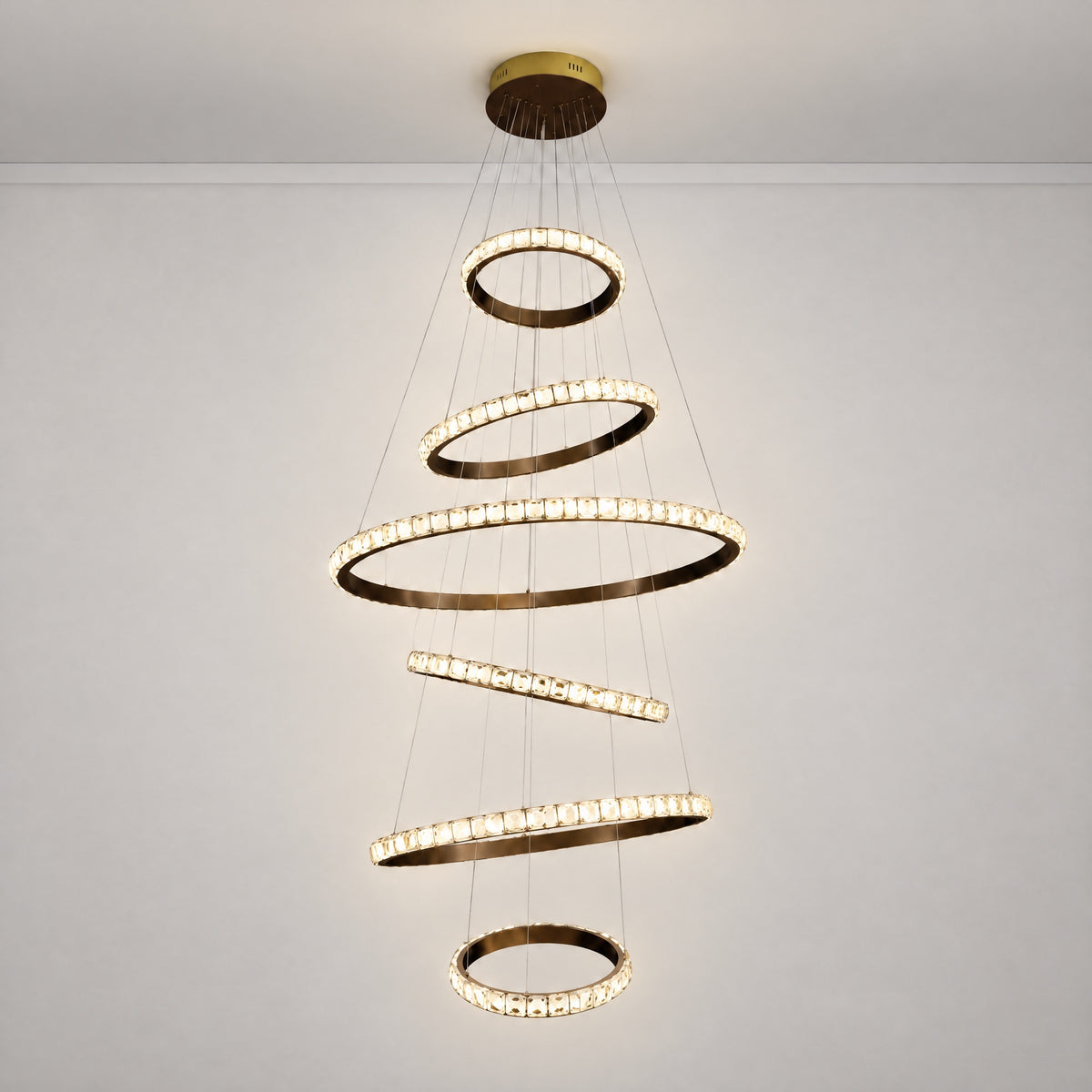 Drake Crystal Cascading Chandelier