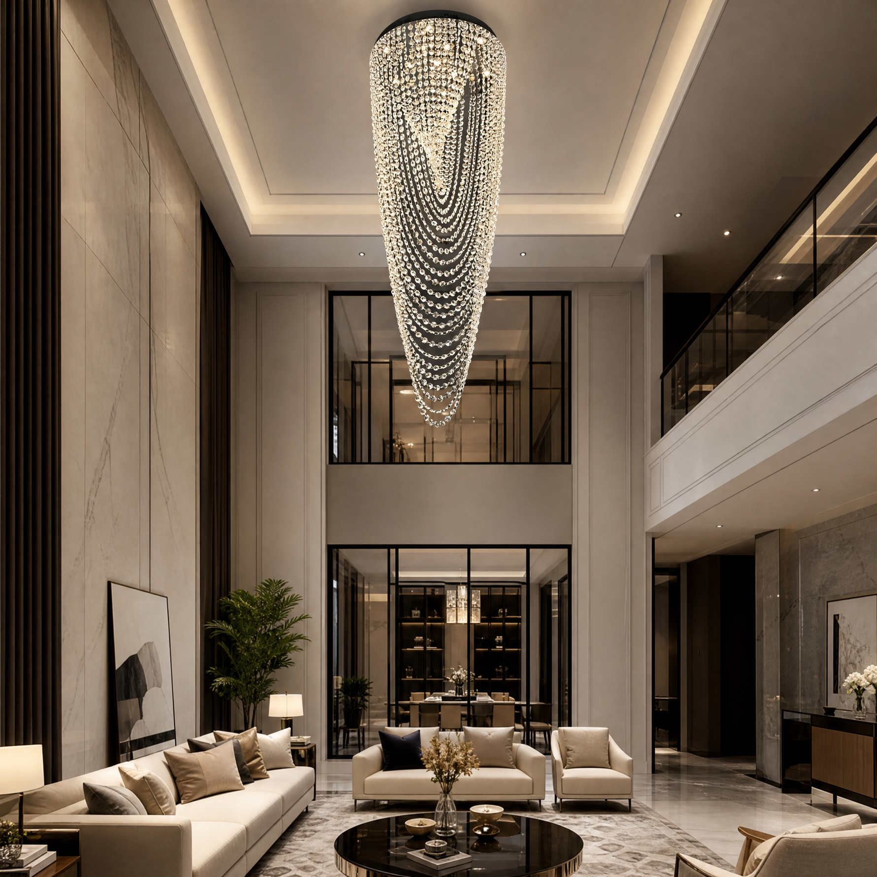 Dream Veil Modern Sculptural Pendant Light - main
