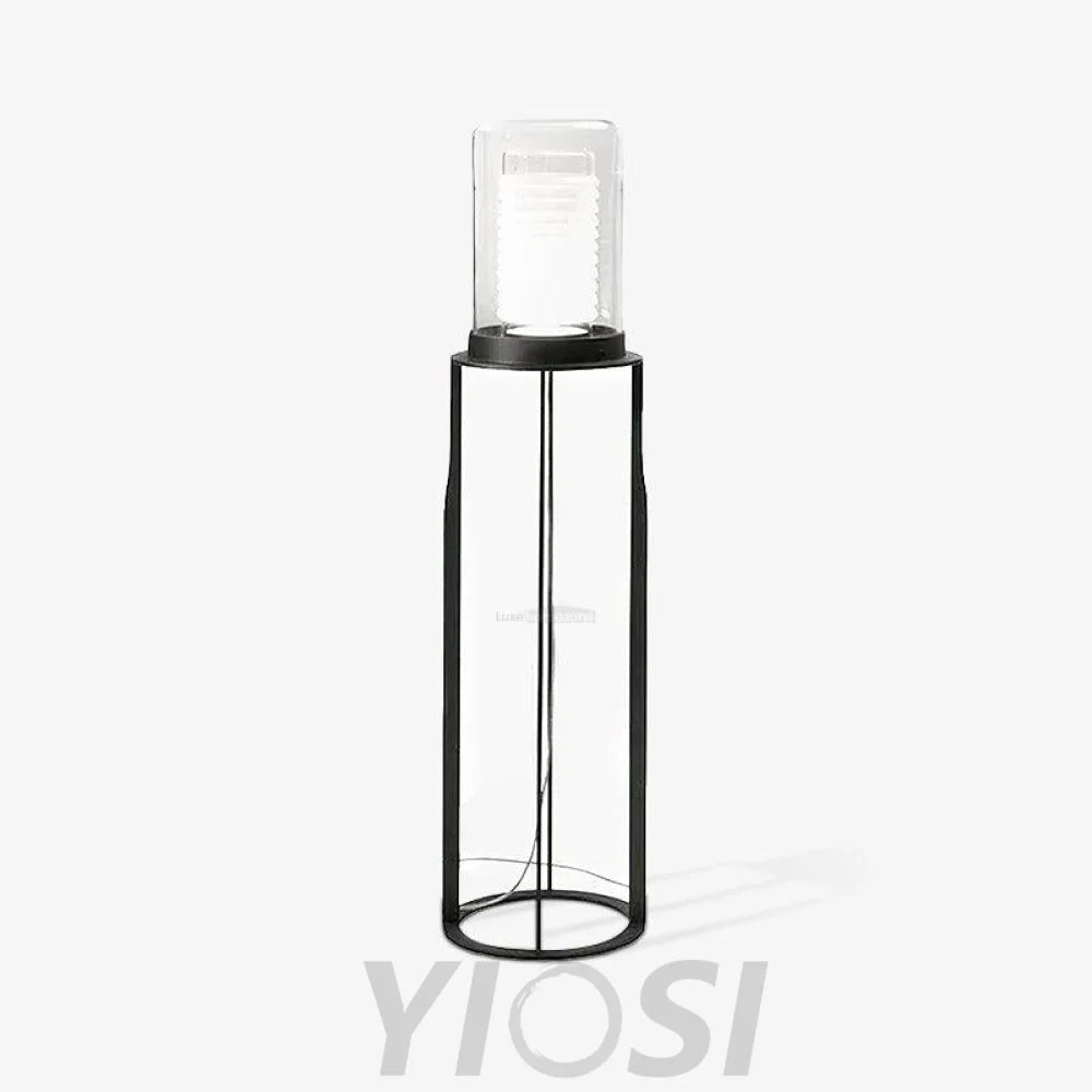 Dual Cylinder Glass Floor Lamp ∅ 12.6″ - Yiosilamp